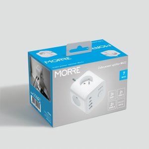 Tiross MORRE ROZGAŁĘZIACZ KOSTKOWY 3G,2xUSB,2xUSB-C 2