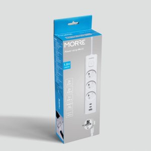 MORRE LISTWA ZASILAJĄCA 3G USB, 2xUSB-C,1,5m 9