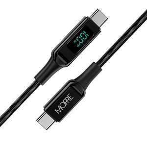 MORRE KABEL DO ŁADOWARKI USB-C 100W 1,5m Z WYŚWIETLACZEM LED 3