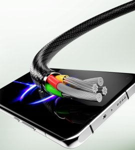 MORRE KABEL DO ŁADOWARKI USB-C 100W 1,5m Z WYŚWIETLACZEM LED 5
