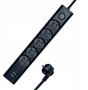 Listwa zasilająca Tiross MORRE LISTWA ZASILAJĄCA 5G 2xUSB, 2xUSB-C,1,5m 4