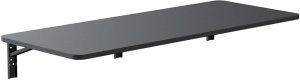 Maclean Składana półka / blat , czarna, 100x40cm, max 50kg, MC-128 B 4