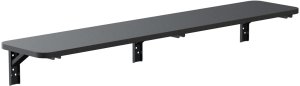 Składana półka / blat Maclean, czarny, 100x20cm, max. 50kg, MC-129 B 2