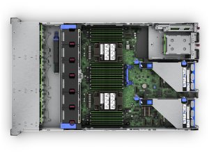 HPE ProLiant DL380 Gen11 Smart Choice Modell, 2U Rack SFF, 1x Xeon-S 4514Y (2.0GHz/16c), 4x 32GB, Intel VROC SATA SW RAID, 8x SFF Slots (3Mode), NS204i-u, 2x 1/10G RJ45 (BCM57416), 2x 1000W Netzteil, Easy Install Rails & CMA, Bezel & Lock Kit, Garant 3