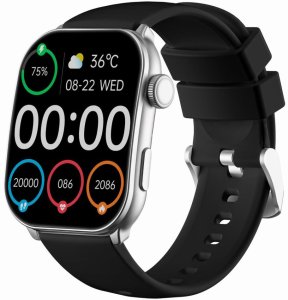 Smartwatch Gravity Smartwatch Damski GRAVITY GT28-9 Pasek + Bransoleta Czarno Srebrny 2