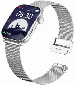 Smartwatch Gravity Smartwatch Damski GRAVITY GT28-9 Pasek + Bransoleta Czarno Srebrny 3
