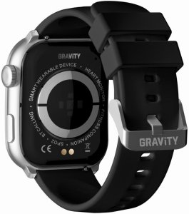 Smartwatch Gravity Smartwatch Damski GRAVITY GT28-9 Pasek + Bransoleta Czarno Srebrny 4