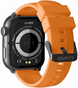 Smartwatch Gravity GT28-2 Pomarańczowo Czarny 4