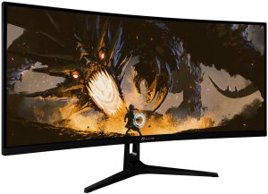 Monitor Arozzi Nova 34 Curved monitor komputerowy 86,4 cm (34") 3440 x 1440 px Quad HD LED Czarny 2