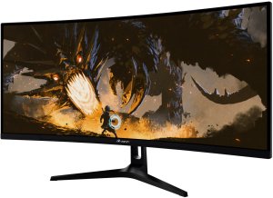 Monitor Arozzi Nova 34 Curved monitor komputerowy 86,4 cm (34") 3440 x 1440 px Quad HD LED Czarny 7