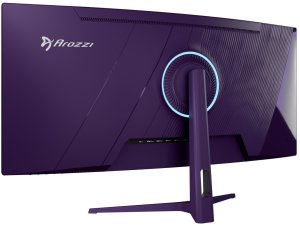 Arozzi Nova 34 Curved monitor komputerowy 86,4 cm (34") 3440 x 1440 px Quad HD LED Fioletowy 5