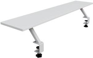 Arozzi Arozzi AZ-DR-L-WT uchwyt / stojak do monitorów Biurko Biały 2