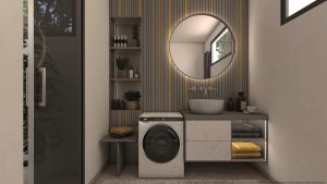 WASHER MINI HW50-BP12307U1-S HAIER 12