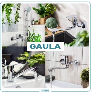 Bateria umywalkowa Sotbe Gaula ścienna chrom (GAU-SKW-20-20223848) 9