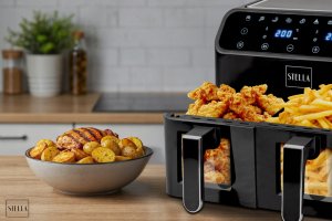 Frytkownica beztłuszczowa STELLA STAF 2000-8D-C dual 3