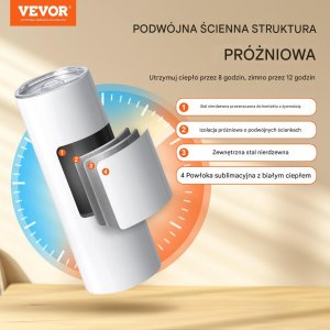 Vevor 16 Kubki do Sublimacji ze stali nierdzewnej 7