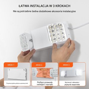 12 Awaryjnych Opraw Oświetleniowych LED z Akumulatorem 6