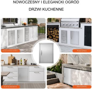 Vevor Drzwi do Grilla ze Stali Nierdzewnej 11