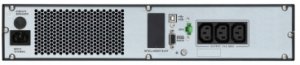 APC Easy UPS On-Line - USV (Rack - einbaufahig) - Wechselstrom 220/230/240 V - 900 Watt - 1000 VA - 1-phasig - Bleisaure - USB, serial - Ausgangsanschlusse: 3 - PFC - 2U - Europa - Schwarz, RAL 7010 2