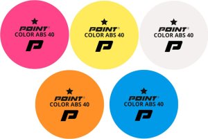 Piłeczki do ping ponga Point color 10szt 2