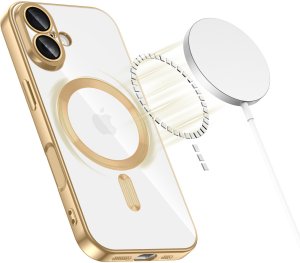 Etui Tech-Protect MagFlex MagSafe do Apple iPhone 17 Shiny Gold 2