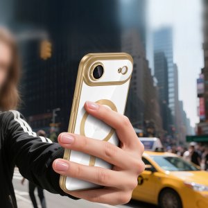 Etui Tech-Protect MagFlex MagSafe do Apple iPhone 17 Air Shiny Gold 4