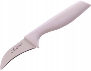 STALOWY NÓŻ DO OBIERANIA 6.8CM Z POWŁOKĄ CERAMICZNĄ NIEPRZYWIERAJĄCĄ POJEDYNCZY MAESTRO MR-1435 4
