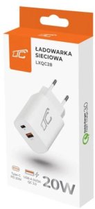 Ładowarka sieciowa QC USB 3,6A PD 20W, LTC LXQC28 2