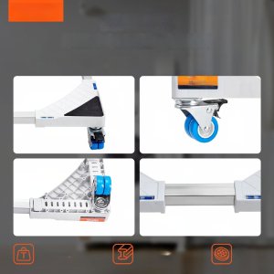 Podstawa pod pralkę suszarkę AGD teleskopowa z kółkami 381-615 mm 13