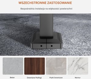 Poręcz schodowa zewnętrzna balustrada uchwyt schodowy 120 cm 4