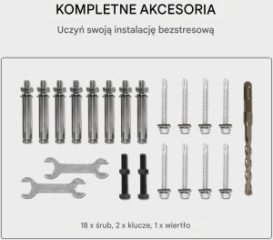 Poręcz schodowa zewnętrzna balustrada uchwyt schodowy 120 cm 5