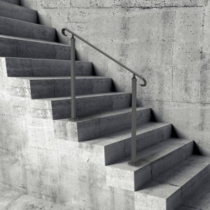 Poręcz schodowa zewnętrzna balustrada uchwyt schodowy 120 cm 8