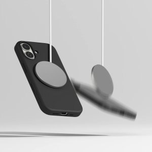 Etui Ringke Silicone Magnetic MagSafe do Apple iPhone 17 Black 8