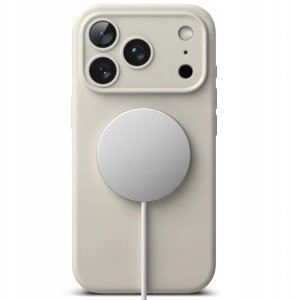 Ringke Etui Silicone Magnetic MagSafe do Apple iPhone 17 Pro Max Stone 5