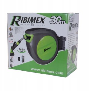 Wąż ogrodowy zwijany RIBIMEX, automatyczny zwijacz 2