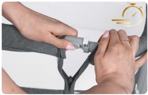 Nukido Łóżeczko dziecięce składane turystyczne dostawka Nukido NK-243 15