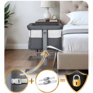 Nukido Łóżeczko dziecięce składane turystyczne dostawka Nukido NK-243 9