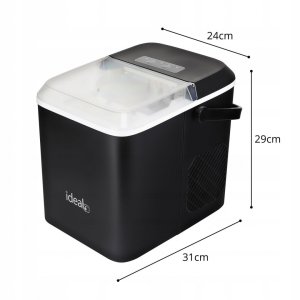 Kostkarka do lodu Ideal Kostkarka do lodu domowa maszyna do kostek kuszony lód 12 kg 100W IDEAL 10