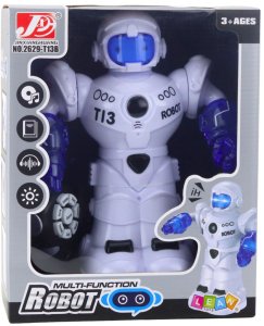 LeanToys Inteligentny Robot Zdalnie Sterowany RC Pilot Światla Dźwięki 4