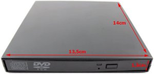Napęd Verk Napęd cd-r/dvd-rom/rw zewnętrzny usb nagrywarka 6