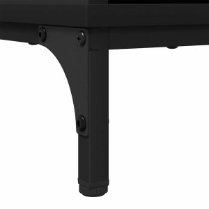 vidaXL Szafka Łazienkowa z szufladą Czarny 39.5 x 36 x 88 cm 10