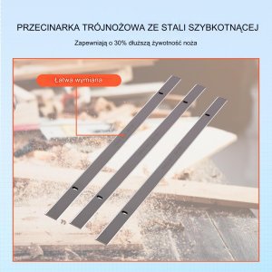 Strug elektryczny heblarka grubościówka hebel strugarka wyrówniarka 6 m/min 8