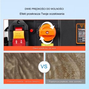 Strug elektryczny heblarka grubościówka hebel strugarka wyrówniarka 6 m/min 9