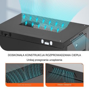 Szafa serwerowa instalacyjna wisząca 60x50x45cm 2