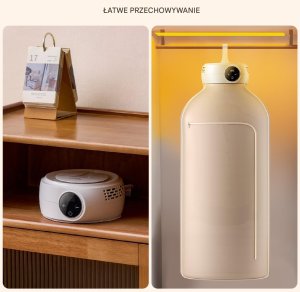 Suszarka do ubrań błyskawiczna elektryczna przenośna wisząca 600W 5