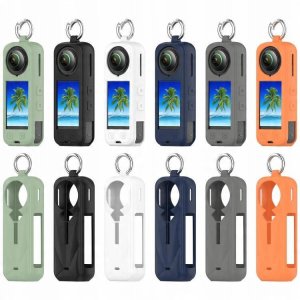 Puluz Pokrowiec Futerał Etui Case Osłona Silikonowa Do Insta360 X5 / Insta 360 X 5 / Sya002918301b / Czarny 11