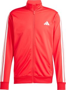 Dres męski adidas Sportswear Basic 3-Stripes Tricot czerwony JX8731 L 3