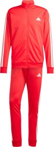 Dres męski adidas Sportswear Basic 3-Stripes Tricot czerwony JX8731 S 2