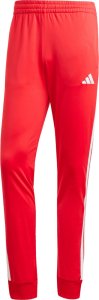 Dres męski adidas Sportswear Basic 3-Stripes Tricot czerwony JX8731 S 4
