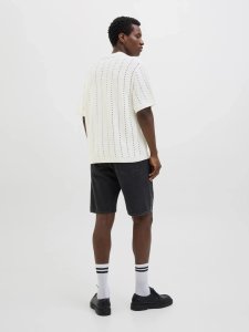 Jack & Jones Jack&Jones koszulka męska JORPAROS KNIT ESTER SS CROCHET POLO 12272562 SEA SALT M 4